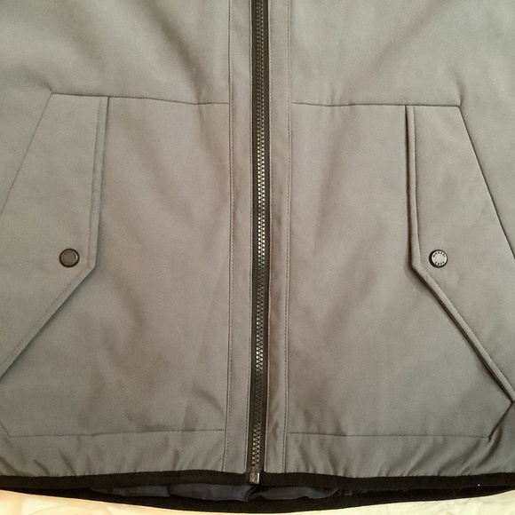 EUC Michael Kors Mens lined jacket hoodie gray puffer - Picture 4 of 15